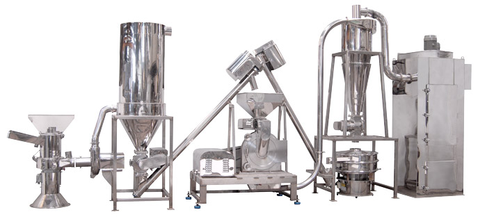 chitonsan pin mill powder handling grinding equipment