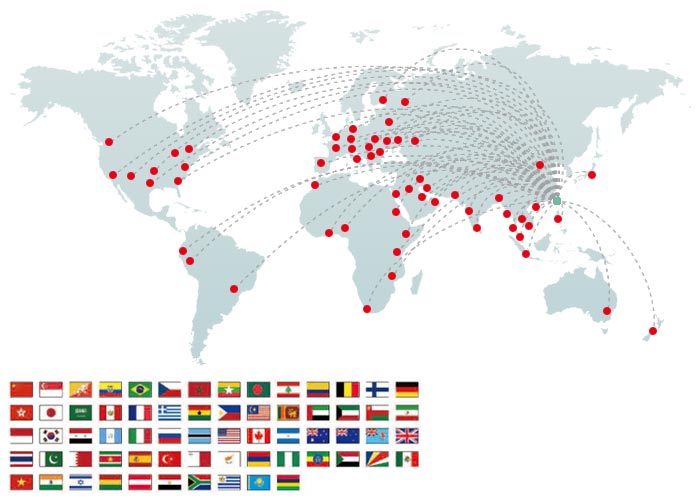 MPT's global sales network