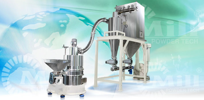 impact classifier mill with standard powder processing equipment